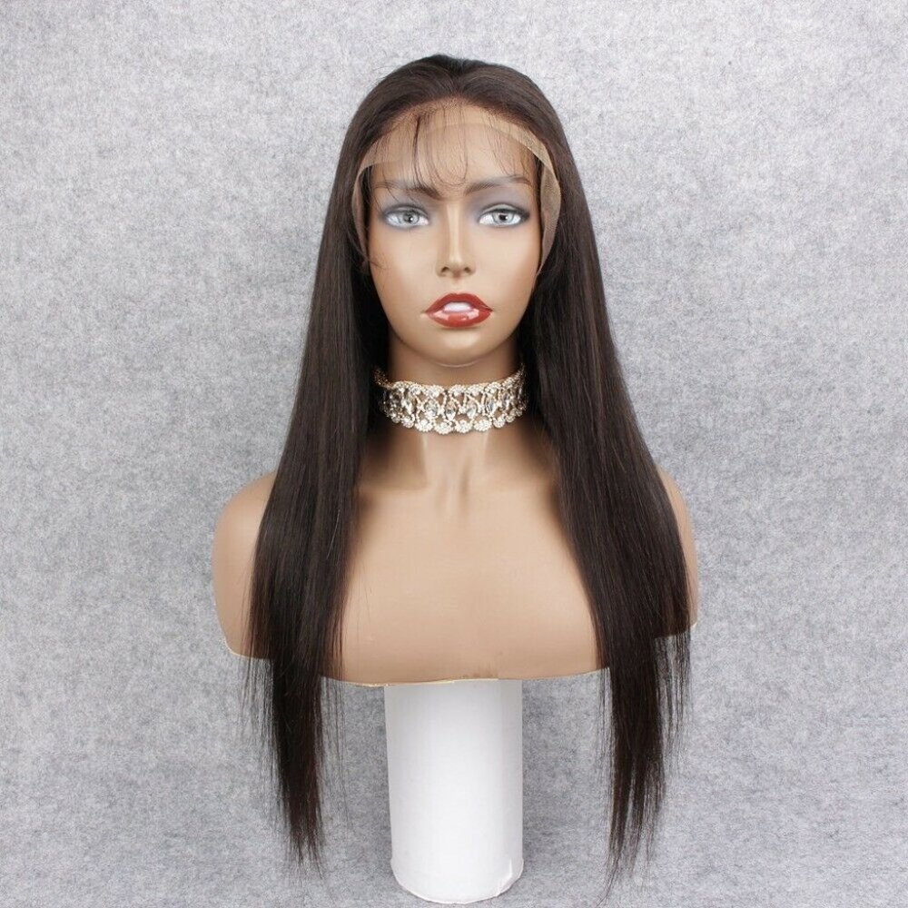 100% Human Hair Lace Front Brown Wig 22" inches - Picture 1 of 6